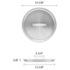 thumbnail image 2 of Tapa de olla, 32 cuartos, plateada, 2 of 6
