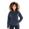 thumbnail image 3 of Result Genuine Recycled Womens Hooded 3 Layer Printable Soft Shell Jacket, 3 of 4