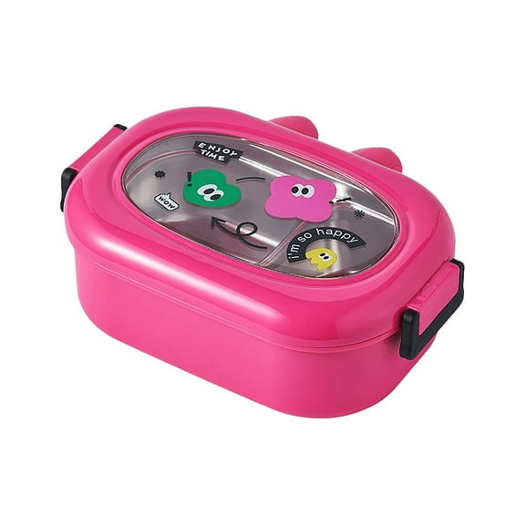 Uanit Stainless Insulated Bento Lunch Box with Leak Proof Thermos Food Jar 2 Compartment Compact Design for School Students, Can Be Microwave Heating