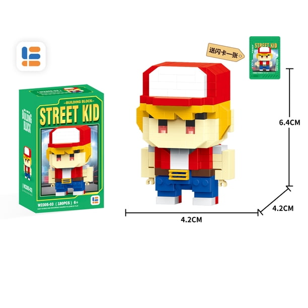 Anime Lego Street Fighter juego de lucha acción bloques de construcción KenMasters Hoshi Ryu ABS bloques de construcción regalo de cumpleaños para niños