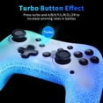 thumbnail image 2 of Manette Pro Switch, Manette Sans Fil Compatible avec Nintendo Switch/Lite/OLED/PC, Manette Pro Bluetooth Switch avec Lumière LED Réglable/turbo/vibration, Fonction de Réveil, 2 of 6