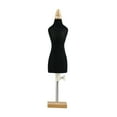 thumbnail image 4 of Maniquí de muñeca, soporte para Torso, maniquí de costura en miniatura, accesorios para fotos, muñeca pequeña, forma de vestido, cuerpo de maniquíes Base cuadrada de 26 cm. CUTICAT Mini soporte para casa de muñecas, 4 of 8