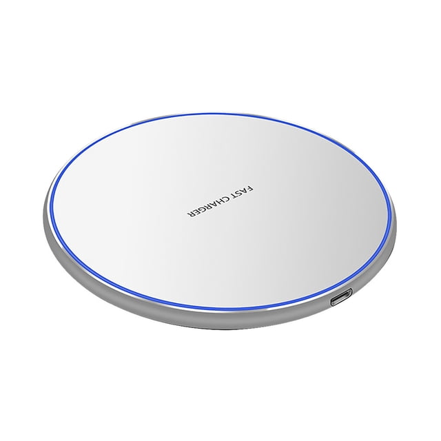 Moyic Cargador de teléfono inalámbrico rápido de 10 W para , almohadilla de carga inalámbrica portátil para teléfono móvil, estera Type7 NO7