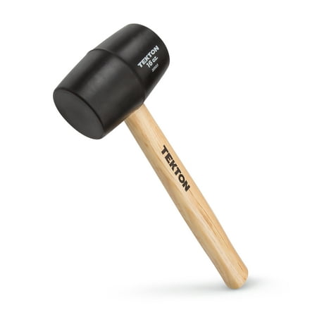TEKTON 16 oz. Wood Handle Rubber Mallet | 30503
