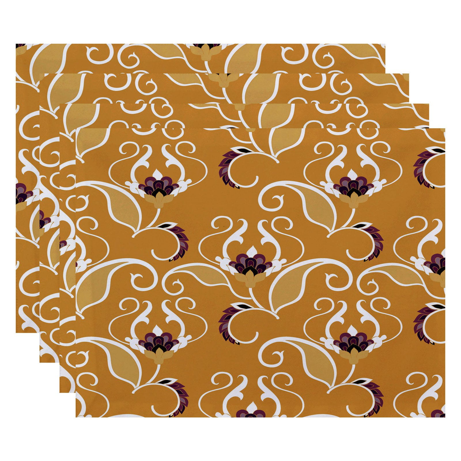 Simply Daisy 18" x 14" West Indies Floral Print Placemat (Set of 4)