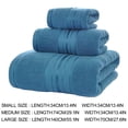 thumbnail image 2 of Bath Towels Set, Ultra Soft Cotton, Highly Absorbent, Quick Drying, for Bathroom and Home Use, Multicolor, 2 of 8