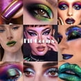 thumbnail image 2 of Concrete Minerals Eyeshadow,Metallic Color Changing Eyeshadow Powder,Long-Lasting Shiny Glitter Loose Mineral Powder,Quick Dry Holographic Shimmer Eye Shadow, 2 of 8