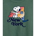 thumbnail image 3 of Peanuts - New York Snoopy - Women's French Terry Pullover Long Sleeve Shirt, 3 of 6