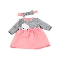 thumbnail image 5 of My Sweet Love 14-inch My Cuddly Baby® Doll, Grey and Pink Dress, 5 of 11