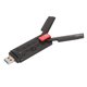 thumbnail image 1 of Adaptador USB Wi-Fi inalámbrico, adaptador Wi-Fi de banda dual de 1800 Mbps Adaptador USB Wi-Fi de banda dual Artesanía superior, 1 of 12