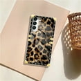 thumbnail image 7 of FKBRCL4U Compatible with Samsung Galaxy S22 Plus Case, Seamless Gold Chain Leopard Luxury Golden Decoration for Girl Women Soft TPU Shockproof Protective Hard PC Back, 7 of 7