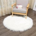 thumbnail image 2 of Moocorvic Soft Artificial Sheepskin Rug Chair Cover Artificial Wool Warm Hairy Carpet Seat, 2 of 9