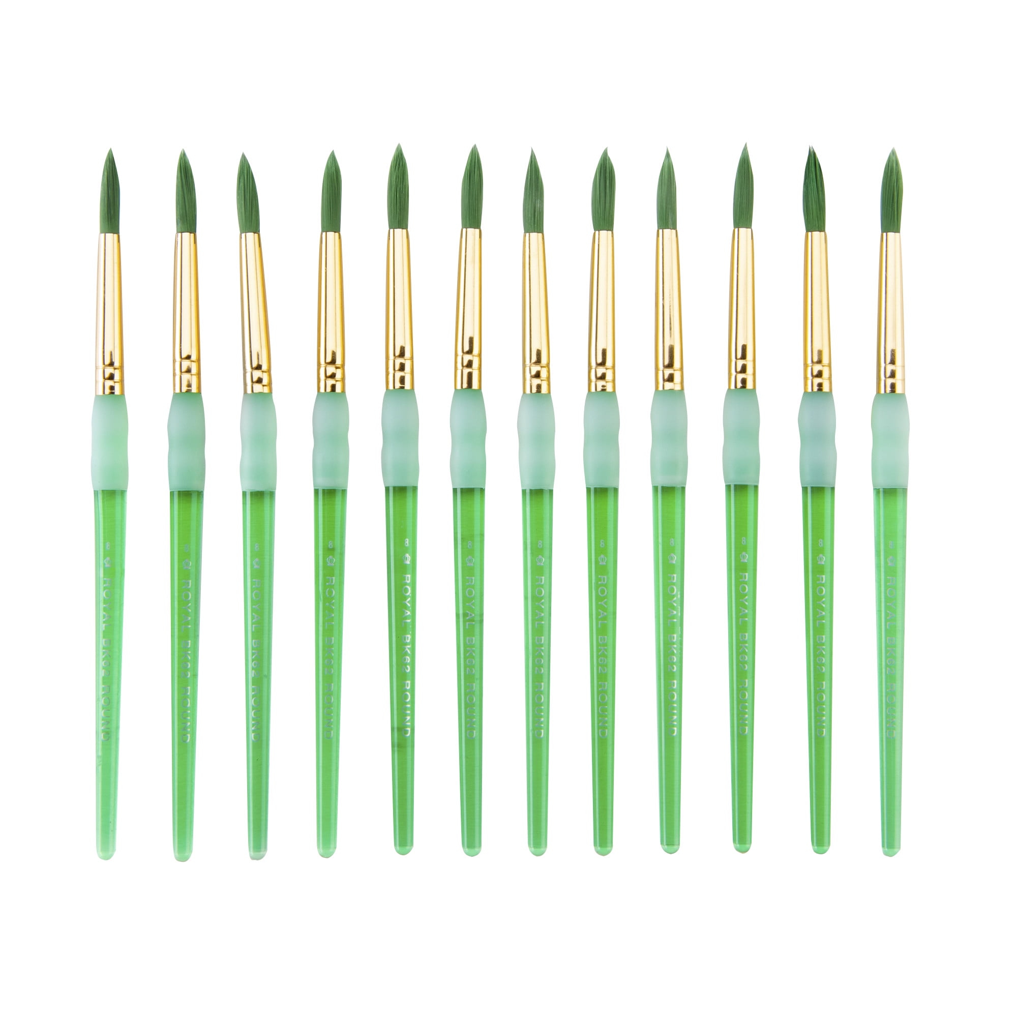 Royal Brush Big Kids Choice Round Paint Brush, Size 8, Pack of 12