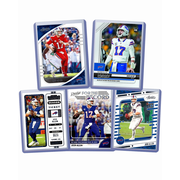 Josh Allen 5-Card Assorted Lot   Topps, Panini, Upper Deck   NFL Football Cards - Buffalo Bills