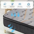 thumbnail image 6 of BMMB TwinXL Mattress-12 Inch Hybrid Mattress in a Box with Individual Pocket Spring for Motion Isolation, Supportive & Pressure Relief, CertiPUR-US, 6 of 7