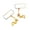 Color:gold, variant on Bike Rear View Mirror Wide Range Back Sight 360 Degree Rotatable Safety Rear View Mirrors Bicycles Cycling Accessories