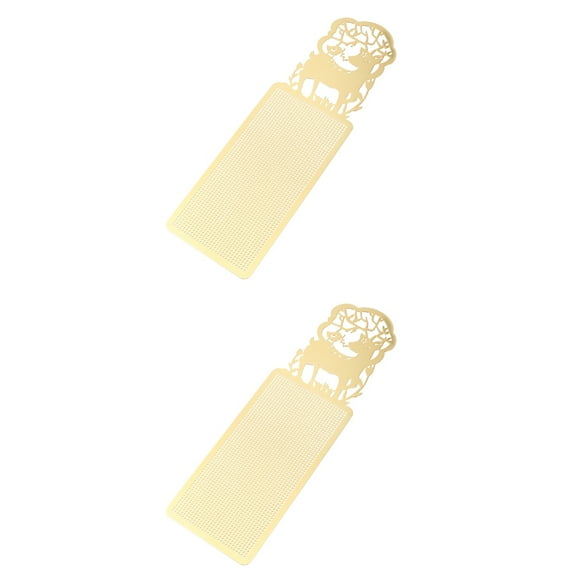 unbranded  2 Count Plastic Canvas Embroidery Sheets Cross Stitch Child