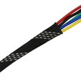 thumbnail image 3 of Funda para cable de alambre con funda expandible PET de 30 pies (2/5"" plateada y negra), 3 of 5