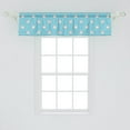 thumbnail image 2 of Ambesonne Pig Window Valance, Farmland Animal Cartoon, 54" X 12", Pale Pink Blue, 2 of 3