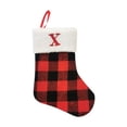 thumbnail image 2 of ¡Precios Rebajados!, Calcetines navideños Bolsa de regalo navideña Colgante Calcetines con alfabeto Haig rojo Adornos para árbol de Navidad Akmoler, 2 of 9