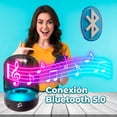 thumbnail image 3 of Bonita Bocina Bluetooth Inalámbrica Transparente Luces Led RGB, 3 of 7