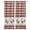 Cappuccino, variant on Farmhouse Orange Plaid Blackout Curtains for Bedroom, Vintage Country Cock Checkered Thermal Insulated Kitchen Drapes with Grommets, Light Blocking Window Treatment, 2 Panels 27.5" x 39"