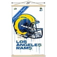 thumbnail image 3 of NFL Los Angeles Rams - Drip Helmet 20 Wall Poster with Wooden Magnetic Frame, 22.375" x 34", 3 of 3