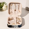 thumbnail image 6 of Owl Travel Portable Square Jewelry Box for Rings, Earrings, Necklaces, Bracelets - Girls and Women, 6 of 6