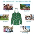 thumbnail image 5 of Lsque Milk Tea Patten Youth Hoodie Sweatshirt Pullover with Kangaroo Pocket Boys and Girls Hoodie Warm Hoodie for Kids-Large, 5 of 6