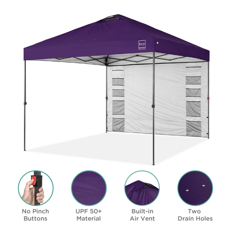 Best Choice Products 10'x10' Easy Setup Pop Up Canopy, Portable