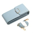 thumbnail image 1 of Solid Color PU Crossbody Bag Mini Sling Wallet coin purse solid Phone Pack Shoulder Bags Card Holder Coin Purse, 1 of 7