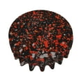 thumbnail image 3 of YFYANG 60 inch Round Table Cloth, Reusable Polyester Ink Splash Art Table Cover for Indoor Outdoor Kitchen Restaurant Table Decoration Tablecloths, 3 of 8