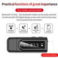 thumbnail image 6 of cpengpj USB Car FM Bluetooth Receiver, MP3 Playback Aux Audio Output Stereo Transmitter, Adapter 5.0 for TV/Car/PC/Home Stereo/Speakers, 6 of 9