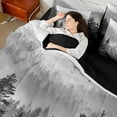 thumbnail image 4 of Homewish Pine Tree 7-Piece Twin Bedding Sets,Tropical Botanical Bedding Comforter Set,Rustic Farmhouse Cabin Sheet Sets For Men Women,Microfiber Bedroom Decor Reversible, 4 of 8