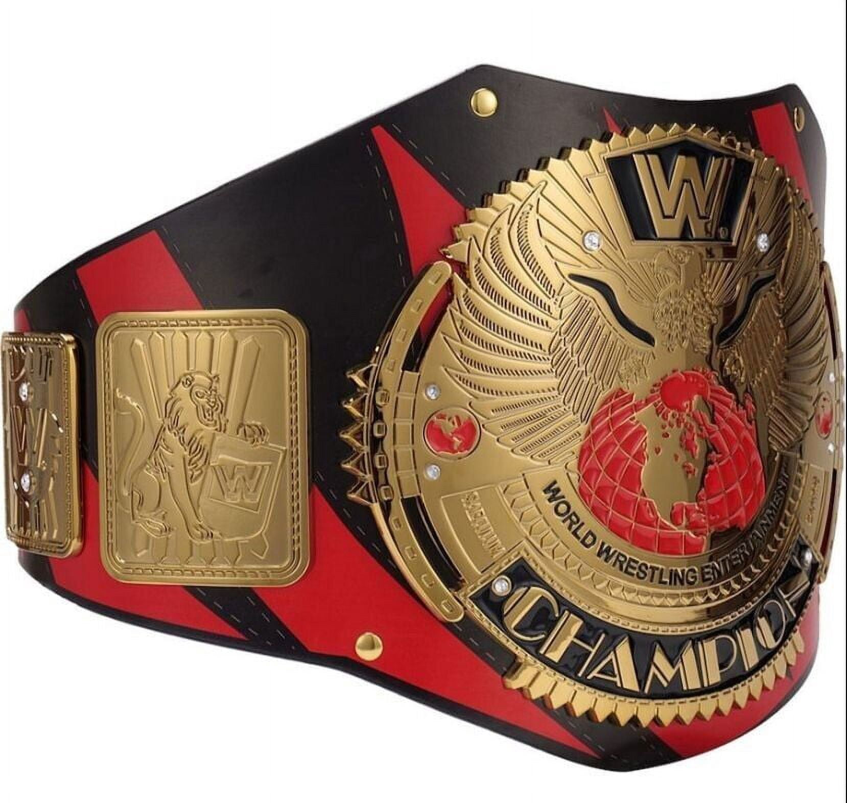 WWE Wrestling Championship Belt Replica14 Years & Up Action Figure Accessories, Cowhide Leather