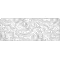 thumbnail image 3 of White Topographic Mouse Pad Large Gaming Desk Mat XL Long Non-Slip Laptop Keyboard Mat for Office Home Travel 31.5 x 11.8 Inches, 3 of 6