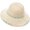 Beige Blue, variant on Flower Straw Bucket Hats for Women Raffia Beach Sun Hat Wide Brim Packable Woven Hat for Summer
