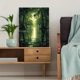 thumbnail image 5 of Qisvanset Framed Canvas Wall Art 12x16 Inch Mossy Swamp Tree Gothic Mystical Nature Wall Decor, 5 of 5