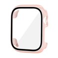 thumbnail image 1 of Protector de pantalla para Watch 8, 7, 6, 5, 4-SE, carcasa rígida de PC, película protectora + carcasa, 44 mm, color rosa, 1 of 5