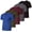 Set 4, variant on 5 Pack: Men’s Mesh V-Neck Moisture Wicking Active Athletic Performance Short Sleeve T-Shirt (Available In Big & Tall)