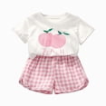 thumbnail image 3 of Gerichy Toddler Girls Dresses Outfits 1T 2T 3T 4T 5T 6T Toddler Girls Summer Clothes Girl Sunflower Fly Sleeve T-shirt Shorts 4Pcs Set Dailywear, 3 of 6