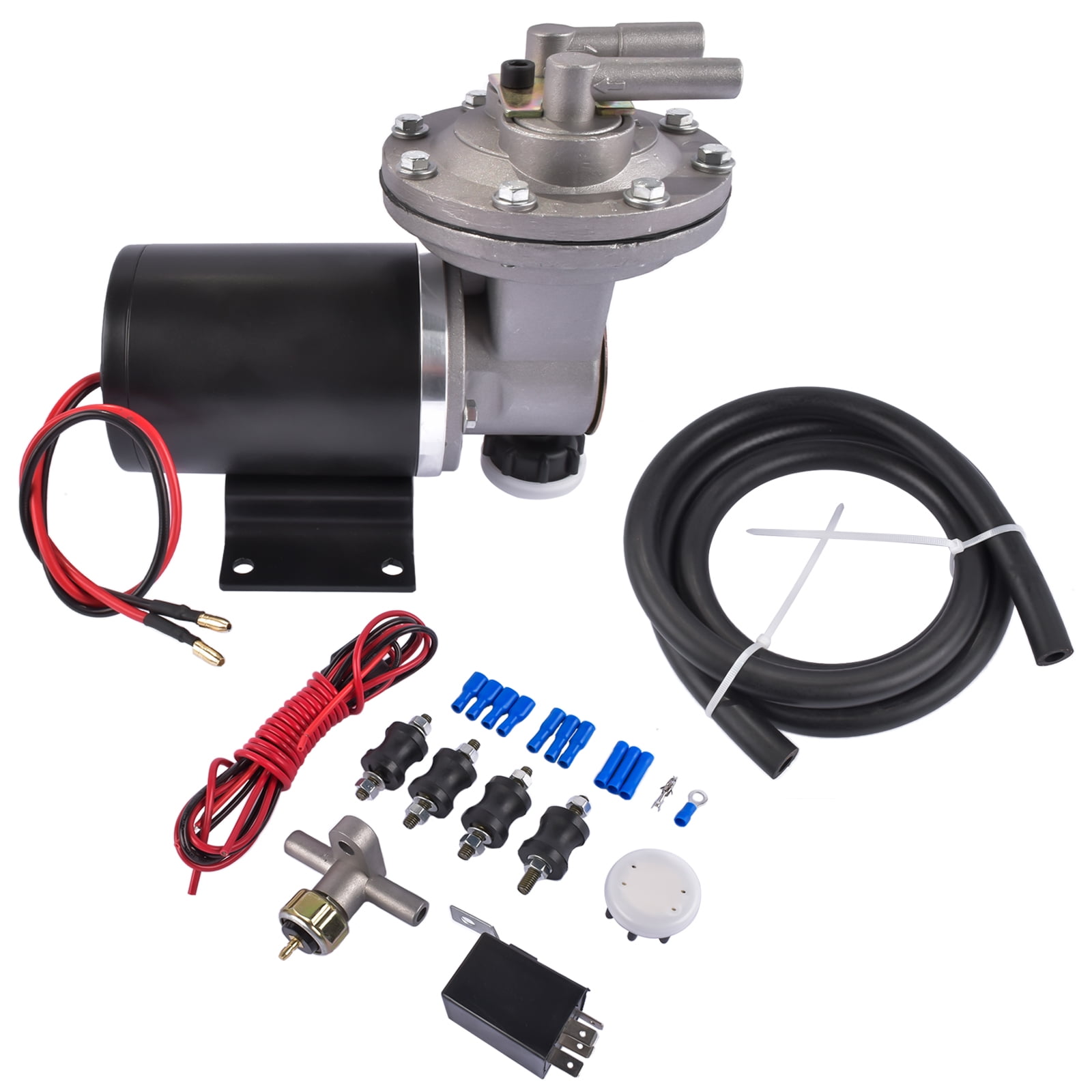 GELUOXI 12V Electric Vacuum Pump Kit 28146 for Brake Systems 18" to 22" with Mounting Hardware