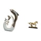 thumbnail image 5 of Figura de caballo en miniatura, estatua de caballo, escultura de delfín, adorno animal, arte en resina y cerámica, ideal como regalo de bodas o decora, 5 of 8