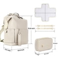 thumbnail image 4 of Mochila para pañales Minsong, impermeable, cambiador de piel, 4 of 7