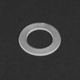 thumbnail image 4 of Uxcell 20mm O.D. 1mm Thick Nylon Flat Washers for M12 Screw Bolt, 100 Count, 4 of 6