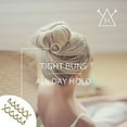 thumbnail image 4 of Hawwwy Spiral Bobby Pins 4 Pack Spin Pins, Easy & Fast Bun Maker Twist Hair Pins for Women Kids, Updo Hair Accessories, Messy Bun Tool, Perfect Small Bun Bobbypins Bobbie Fashion (Gold), 4 of 6
