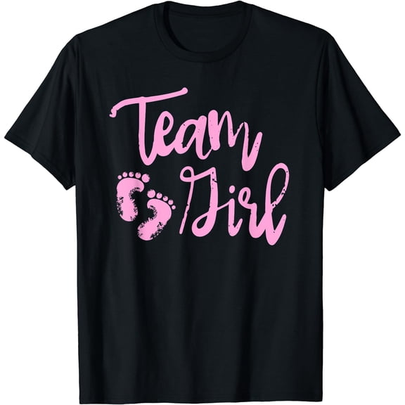 Gender Reveal Baby Shower Shirt - Team Girl