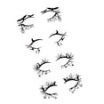thumbnail image 1 of 4 Pairs Halloween Eyeliner Stickers Set Interesting Decals Props Exquisite Adults Temporary Makeup Horror Decal Eye Sticker Dressing Ornament, 1 of 8