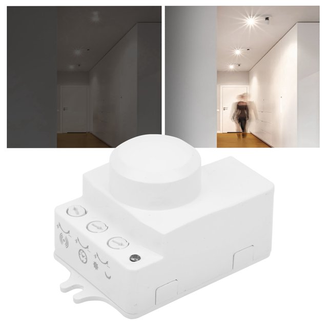 5.8GHz Microwave Sensor Switches, High Sensitivity Microwave Switch Sensor, for Light Source Control Underground Parking Lot