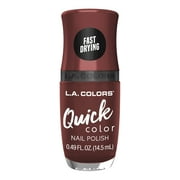 L.A. Colors Quick Color Nail Polish, Boss, 0.49 fl oz